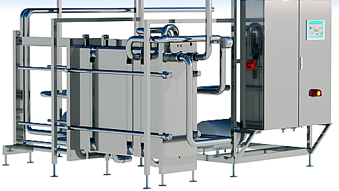 Plate automated pasteurization and cooling plants